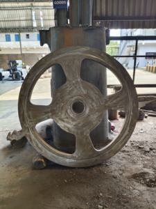 OEM Ductile Iron <b>Flywheel</b> SG Grade Casting for Engine Drive & Industrial Machines - Product Image 4