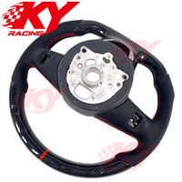 Volant de voiture sport en fibre de carbone personnalisé pour Audi A3 A4 S3 S4 S5 S6 B8 B9 A5 A6 RS3 RS4 RS5 R8 RS6 Q3 Q4 Q5 RS6 TTRS