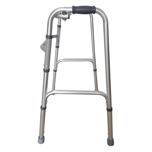 รถช่วยเดินแบบพับได้ CE Medical Aluminum Single Button Folding Walker & Rollator น้ำหนักเบา สำหรับผู้สูงอายุและผู้พิการ - Product Image 2