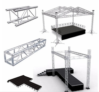 Torre de Elevación para Eventos de 6.5M con Certificación TUV, Sistema de Entramado de Aleación de Aluminio de Alta Resistencia para Soporte de Iluminación en Escenarios de Conciertos