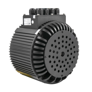 มอเตอร์ PMSM กำลังสูง ขนาดกะทัดรัด 48V 72V 10KW 3700RPM 85n.M สำหรับจักรยานไฟฟ้า/มอเตอร์ไซค์ ระบายความร้อนด้วยอากาศ/น้ำ - Product Image 6