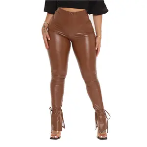 Wholesale Women's Clothing New Sexy Tight High Elastic PU Leather