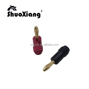 Золотистые штекеры-бананы 4 мм для аудиокабеля, прямые поставки с завода, с возможностью индивидуального заказа - Product Image 2