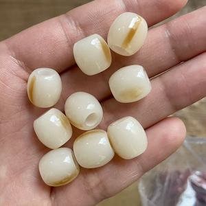 ลูกปัดเรซิ่นลายหยกเทียมขนาด 12 มม. รูใหญ่ สำหรับร้อยเชือก ตกแต่ง DIY จี้โทรศัพท์ อุปกรณ์ตกแต่งเสื้อผ้า ขายส่งแบบแพ็คใหญ่ - Product Image 3