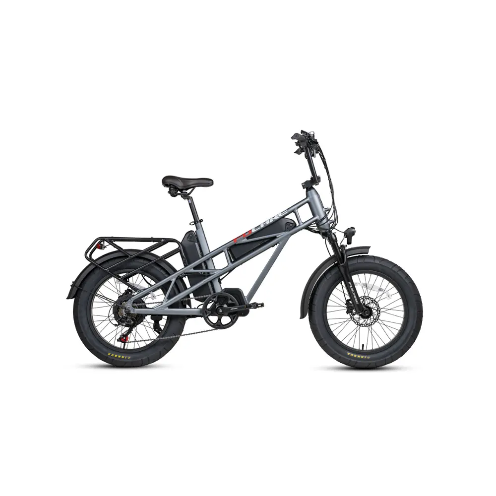 750W 모터 전기 산악 자전거 20 인치 지방화물 Ebike 가장 빠른 속도 28 MPH 전자 자전거