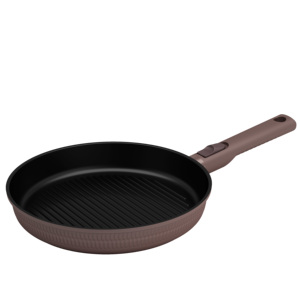 10.25 "không dính rang Pan, đa năng Vỉ Nướng Tròn và lớn nấu ăn bề mặt, bền Skillet trong nhà & Ngoài trời nướng - Product Image 3
