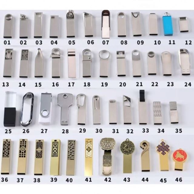 Promotional Metal USB 3.0 Flash Drives-Customized Shape Multi Colors-High Capacity Gift Box Business Gifts for Events