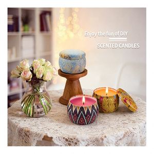 Elegante Portavelas de Muestra con Acabado Mate y Tapa Blanca para Programa de Propuesta de Merchandising de Llenado de Cera Personalizado - Product Image 6