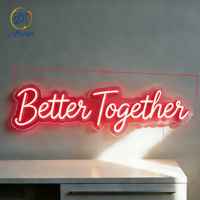 Enseigne néon personnalisée pour la douche et la décoration de mariage, accessoires photo LED en PVC avec design personnalisé pour fond de bureau