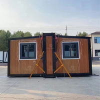 Maisons Modulaires de Luxe Chinois Facile à Monter à 3 Chambres, Maisons Préfabriquées Conteneur