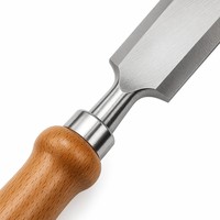 Kit de 8 ciseaux à bois pour la sculpture sur bois avec étui en bois de qualité supérieure, ciseaux à bois avec manche en bois, ensembles d'outils