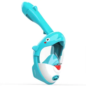 Diseño plegable portátil buceo libre natación máscara de esnórquel diseño lindo niños usan visión amplia silicona snorkel máscara de buceo - Product Image 3
