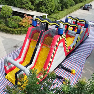 Parcours d'obstacles d'eau gonflable grande maison de rebond château sautant gonflable géant très grande entreprise de location de fête - Product Image 1