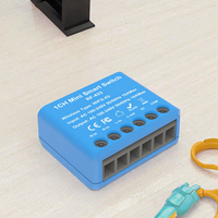 Interrupteur intelligent WiFi SIXWGH Mini, système de maison intelligente, commande vocale Alexa/Google Home, 2 voies, 10A, 240V, fonction de minuterie, CE/FCC, 220V, IP22