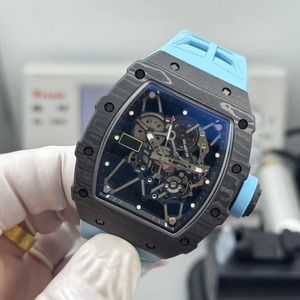 Reloj Mecánico para Hombre, Ultrafino, con Caja de Fibra de Carbono de Primera Calidad, Movimiento Preciso, Ultraligero, Forma Tonneau, Deportivo, Analógico, Elegante y Ejecutivo - Product Image 6