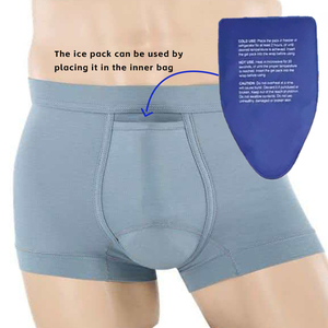 Yimiu Gel Impacco Caldo/Freddo per Uomo, Fascia Ortopedica Riutilizzabile Post-Operatoria, Sollievo dal Dolore d'Emergenza, Protezione Testicolare, Non Tossico - Product Image 3