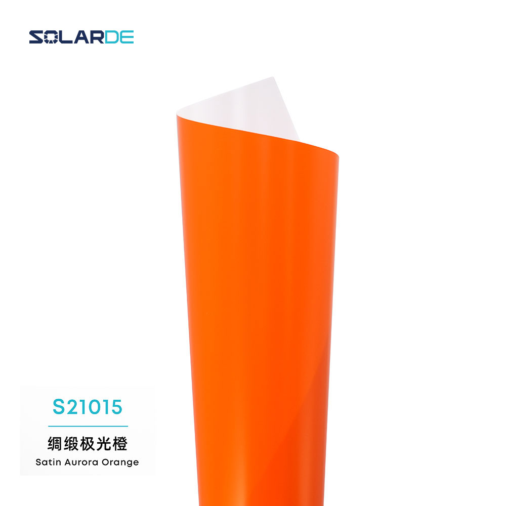 TPU-S21015 Orange aurore satiné
