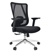 Chaise de bureau ergonomique moderne, vente directe d'usine, mobilier de bureau, chaise pivotante en tissu