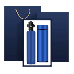 Custom Logo Luxury <b>Gift</b> <b>Box</b> Set Corporate Business Promotions Automatic Umbrella Stainless Steel Flask Mug Personalized Silk - Product Image 1
