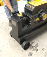Machine à couper les barres d'armature de qualité industrielle GQD50, moteur puissant de 4 kW, coupeur d'acier plat robuste de 530 kg, renforcement du béton, 380 V