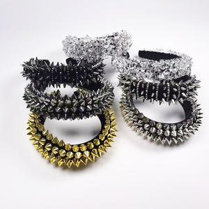 ที่คาดผมประดับก้อนน้ำแข็ง, ที่คาดผมประดับคริสตัลสไตล์หรูหรา, เครื่องประดับผมแบบเรียบง่ายและอเนกประสงค์ระดับไฮเอนด์ - Product Image 3