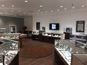 Vetrina espositiva per gioielleria dal design moderno e popolare con armadio per gioielli in legno personalizzato - Product Image 2