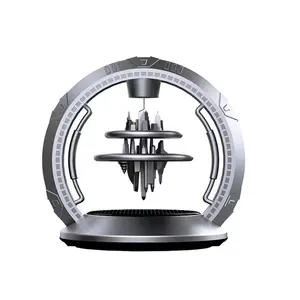 Difusor de aire de aromaterapia con energía solar montado <span class=keywords><strong>en</strong></span> el automóvil con levitación magnética giratoria Diseño fresco Aerosol Spray y tipos de líquidos - Product Image 1