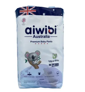 AIWIBI Extra absorbent disposable baby thin breathable baby comfortable cheap price diaper distributor wholesale