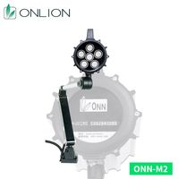Projecteur de travail LED ONN M2 7,5W DC24V IP65 étanche en alliage d'aluminium 6000K/5000K Blanc froid CRI80 Certifié CE pour machine CNC