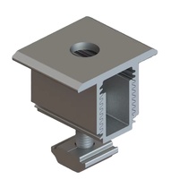 Colliers de fixation pour panneaux solaires en aluminium anodisé 35 mm, accessoires de montage pour panneaux solaires photovoltaïques, garantie 10 ans