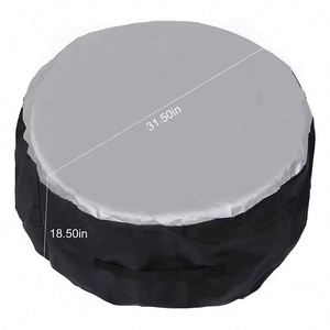 Muestra gratuita de funda para neumáticos portátil, resistente al agua, polvo y rayos UV, de tela Oxford 600D 210D. - Product Image 2