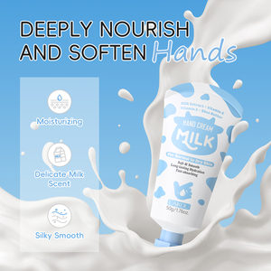 Crème pour les mains au lait LAIKOU, crème anti-fissures pour les mains, 50 g, crème nourrissante anti-gerçures pour les mains - Product Image 2