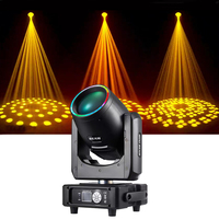 Nouveauté Mini 230W 7R Sharpy pour éclairage avec anneaux LED 13 couleurs IP33 Effet de scène DMX512 Disco Bar DJ Club