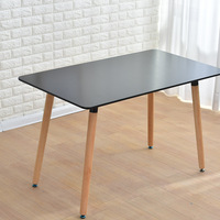 Cadre de table en bois stable et durable de haute qualité Jambes Installation facile Base de table de meubles de restaurant de café