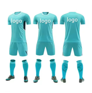 High Quality Lightweight Breathable Soccer Jersey <b>Kit</b> New Model Printed Uniform Set Short Sleeve Quick Dry <b>School</b> Team - Product Image 1