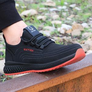Chaussures de travail confortables anti-perforation et anti-écrasement pour hommes et femmes, avec embout en acier, respirantes et protectrices – Offre spéciale transfrontalière - Product Image 1