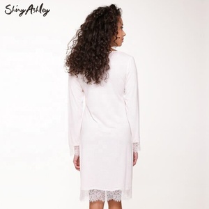 Label Lingerie Purple Sexy Satin <strong>Nightwear</strong> Women Night Dress Sexy Sleepwear - Product Image 6