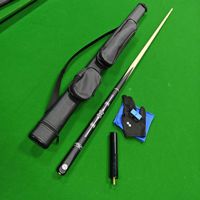 Queue de billard chinoise fendue de haute qualité de 10mm petite tête Ares Queue de billard à neuf boules avec ensemble de sacs