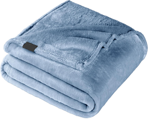 Nueva Manta de Lana 100% Sólida, Lisa, Tamaño King, Ligera, Súper Suave, Cálida para Todas las Estaciones, Acogedora, de Lujo para Cama - Product Image 1