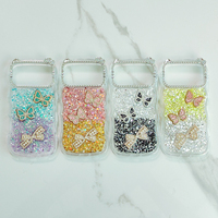 Nouvelle coque de luxe à changement de couleur progressif, mignonne, avec strass étincelants, pour femme, pour Tecno Spark 40, coque brillante, nœud papillon en époxy