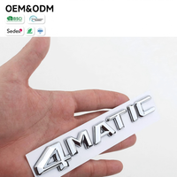Badges de voiture personnalisés OEM - Lettres en plastique ABS chromé pour l'image de marque automobile