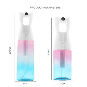 Botella de Spray para Peluquería de 300 ml, Botella Recargable, Botellas de Spray Continuo, Pulverizador de Agua con Niebla Fina, Herramientas de Estilismo para Salón - Product Image 3