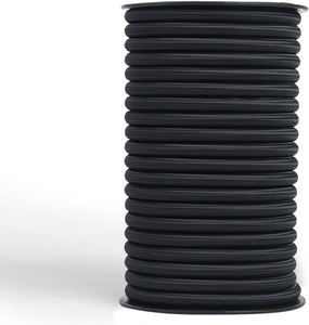 Strong Durable Coated Braided Nylon Rubber Bungee Cord 3/8" X 50ft High Tenacity Elastic Garment Bags Kayak <b>Tent</b> Poles DIY Tie - Product Image 1