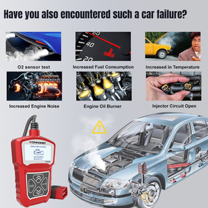 Auto Aftermarket DIY Garage Tool KONNWEI KW309 Automotive OBD2 EOBD Scanner Car Fault Checker - Product Image 5