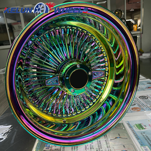 เลเซอร์ซี่ล้อ13 "14กลับ72ตรง/100สีขาวผนังล้อลวด - Product Image 5