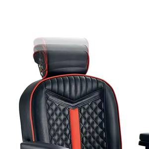 Sillón de <span class=keywords><strong>Barber</strong></span>ía con Base Redonda, Mueble de Salón Más Vendido, Bomba Hidráulica Moderna, Sillón de Peluquería Clásico para Hombres - Product Image 4