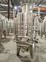 Fermenteurs en acier inoxydable 100L 200L Cuves de stockage de vin en acier inoxydable Cuve de fermentation de vin à fond incliné