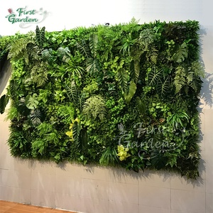 Helecho de pared verde artificial, hoja de tortuga, hiedra, material de alta gama, tienda de ropa duradera, restaurante, hotel, empresa, decoración - Product Image 4