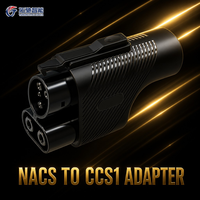 Nouvel adaptateur de charge NACS vers CCS1 pour véhicule électrique, convertisseur rapide DC 1000V 500A, indice de protection IP67, compatible Rivian pour Hyundai EV