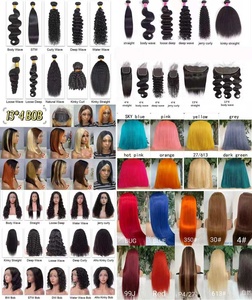 Cheveux humains naturels vierges Remy 100% du <span class=keywords><strong>Cambodge</strong></span>, alignés sur la cuticule, double trame faite à la machine, vente en gros directe usine depuis 30 ans - Product Image 6